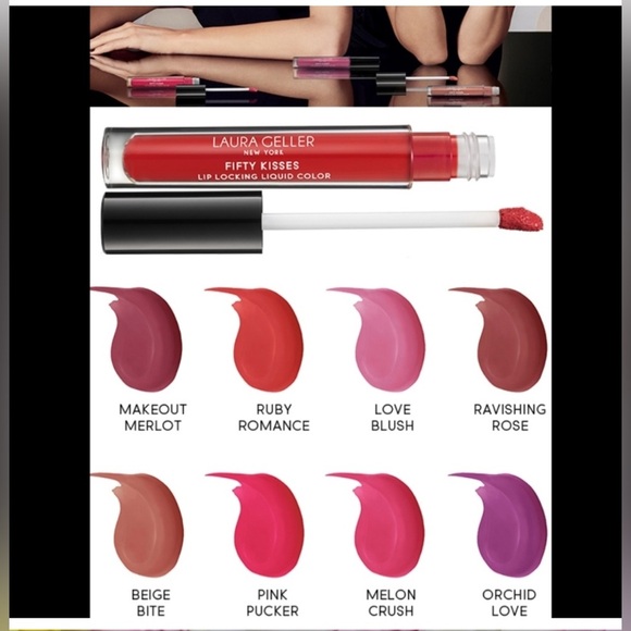 New Laura Geller Fifty Kisses Lip Locking Liquid Color in Makeout Merlot - Picture 4 of 5